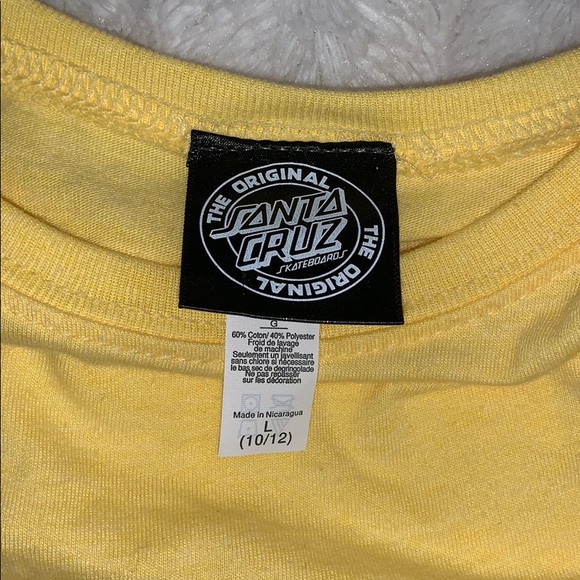 YELLOW KIDS SANTA CRUZ T-SHIRT - Picture 3 of 4
